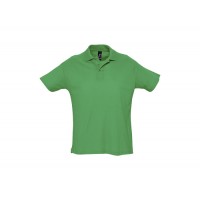 POLO PIQUÉ M/M 3 BOT SUMMER VERDE PRADOS 